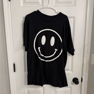 Dressed in LALA The World Needs Your Magic Oversized Tee in Black + White